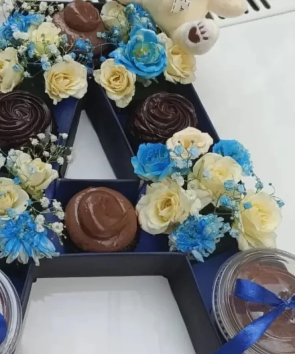 A-Initial Customized Floral Tray - Image 2